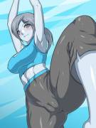 Barely leaving anything to imagination (Wii fit trainer)