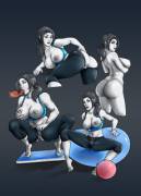 The Wii Fit Trainer seems to be enjoying her workout (Arteria)