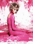 Pink paint