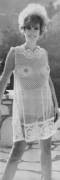 Jill St.John brings new glamor to string ware. 1960s