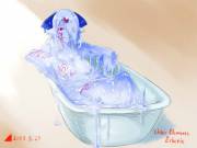 Water Elemental in the "bath"