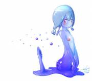 Slime girls can blush apparently.