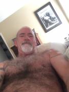 A hairy chest to lay your head on