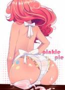 Pinkie Pie showing her large booty (artist:loyproject)
