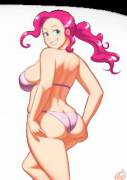 Pinkie Pie in her bikini (artist:lvl)