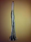 My little one has been begging me to post a how-to for our flogger:  Here it is.