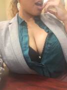 All Alone in the Office, come watch your new favorite curvy Latina tease [kik][snap] Live til Five est ;)