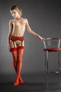 (petite) Red stockings by pepsi_next