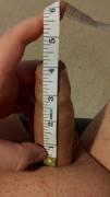 I measure just over 4"
