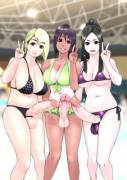 3 Bikini Girls