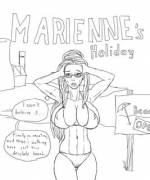 Marienne's Holiday by Sketchysketch