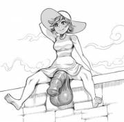 Sitting on a wall [Modeseven]