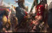 Red Sonja in the slave market (sabudenego)