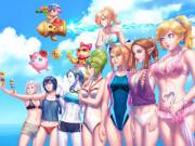 Girls of Smash Bros.