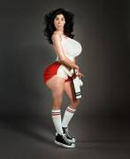Getting silly with it: Sarah Silverman [BE, butt]