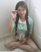 Michelle Nhu - Braids and Glasses [x-post /r/sexyhair]