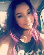 Alina with Purple Hair