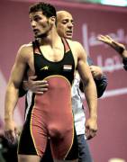 Is that a Cock Ring under that singlet?