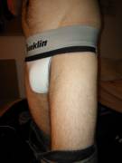 (NSFW) Wore my jock on a plane, was really exciting