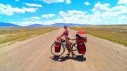 Rode across the U.S. and Stripped down in Wyoming.