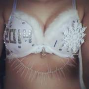 I made my first rave bra ever for NYE 2014, what do you guys think?!