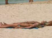 Two Blondes Topless in Mexico