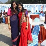 The way to wear saree