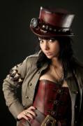 Sexy steampunk chick (gallery in comments).