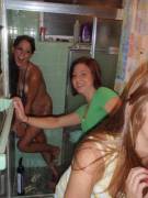 Girls burst in on their friend in the shower (x-post from /r/enf)