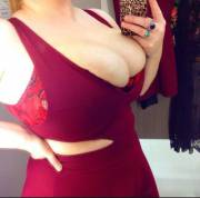Finding dresses that fit can be a pain in the tits