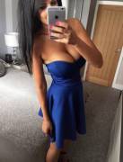 A strapless gown from /r/BustyPetite