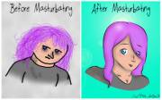 How I Feel Before/After Masturbating (sfw)