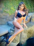 Madison Ivy by the pool