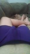 Lazy day, relaxing on the couch in my favorite undies :)