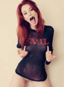 Evil redhead