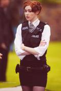 Ginger police woman