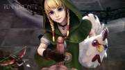 Linkle with two cocks (Bennemonte)