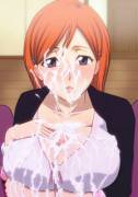 Orihime looking sticky