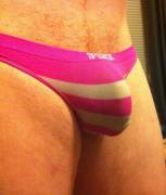 VS Pink spandex thong. I've got plenty more panties to share, should I post more?