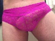 I love wearing them, but how will you get me out of these panties?