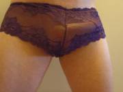 Purple mesh boy shorts - what do you think?