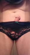 I get an instant boner anytime I wear my wife's panties. I can't help it!