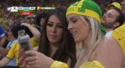 Brazil fans selfie