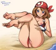 May's day at the beach (Minacream) [Pokemon]