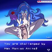 A Hex Maniac's footjob challenge (Lucabor) [Pokemon]