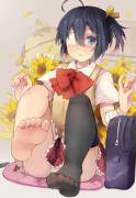 Rikka wants you to treat her cut (x-post from /r/animefeet)