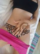 Gorgeous panties and awesome henna tattoo! The panties that I'm wearing in the album are also for sale! Details in comments.
