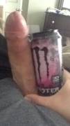 I have big hands so i used a Monster can for scale.