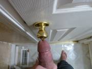 Doorknob or head? Which would you grab?