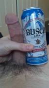 Been a while so here i am next to a 16 oz busch